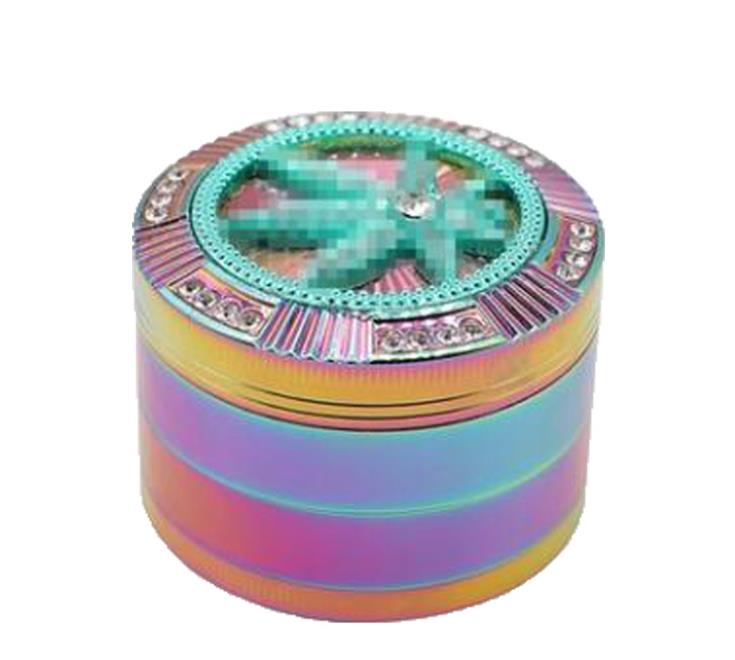 2009 New Four-Layer Zinc Alloy Flash Smoke Grinder 63mm Grinder Creative Individual Wholesale of Tobacco Parts
2009 New Four-Layer Zinc Alloy Flash Smoke Grinder 63mm Grinder Creative Individual Wholesale of Tobacco Parts