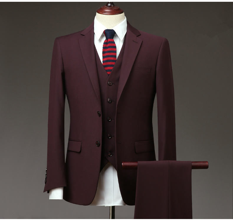 Classic Notch Lapel Wedding Tuxedos Slim Fit Suits For Men Groomsmen Suit Prom Formal Suits (Jacket+Pants+Vest+Tie) 850, Same as image
Classic Notch Lapel Wedding Tuxedos Slim Fit Suits For Men Groomsmen Suit Prom Formal Suits (Jacket+Pants+Vest+Tie) 850, Same as image