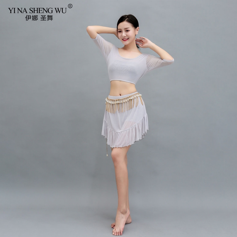 Belly Dance Clothes Wear Milk Silk Belly Dance Suit 2pcs Top Short Skirt Girls Bellydance Costume Latin/Ballroom Set Women, Color1-2pcs
Belly Dance Clothes Wear Milk Silk Belly Dance Suit 2pcs Top Short Skirt Girls Bellydance Costume Latin/Ballroom Set Women, Color1-2pcs