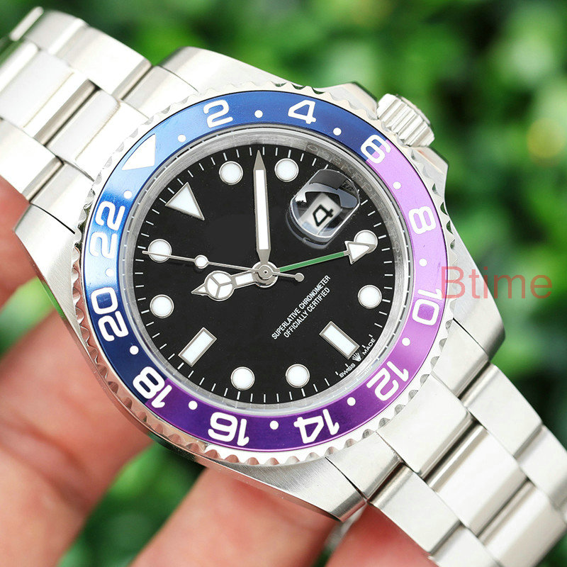 Ceramic Bezel Mens Mechanical SS 2813 Automatic Movement GMT pepsi batman Watch Sports Self-wind men Watches designer Wristwatches Btime, Original box
Ceramic Bezel Mens Mechanical SS 2813 Automatic Movement GMT pepsi batman Watch Sports Self-wind men Watches designer Wristwatches Btime, Original box