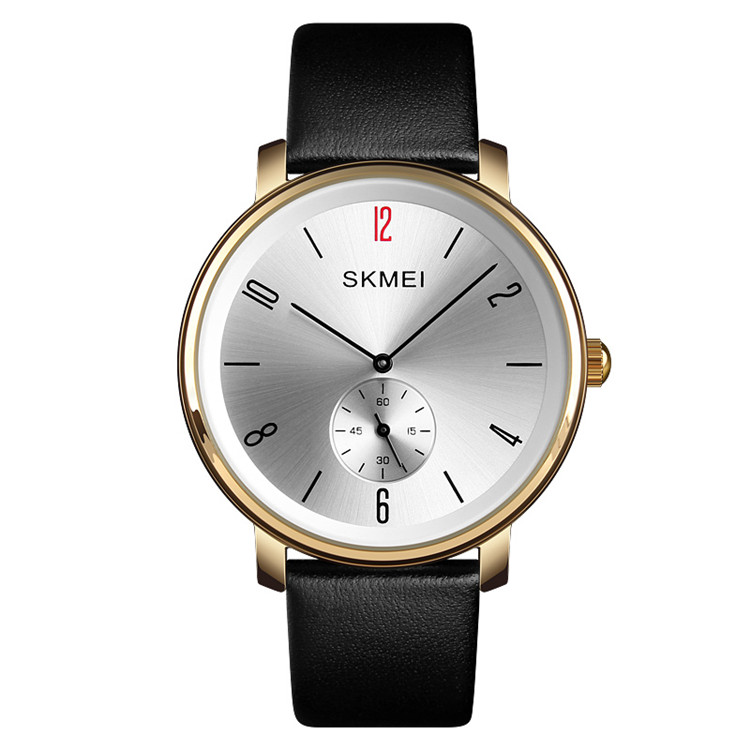 Fashion trend simple men's watch waterproof thin locomotive cool business quartz watches can customed with cases, Black
Fashion trend simple men's watch waterproof thin locomotive cool business quartz watches can customed with cases, Black