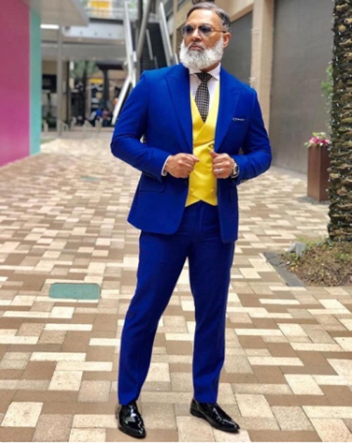 Latest Design One Button Royal Blue Wedding Men Suits Peak Lapel Three Pieces Business Groom Tuxedos (Jacket+Pants+Vest+Tie) W1115