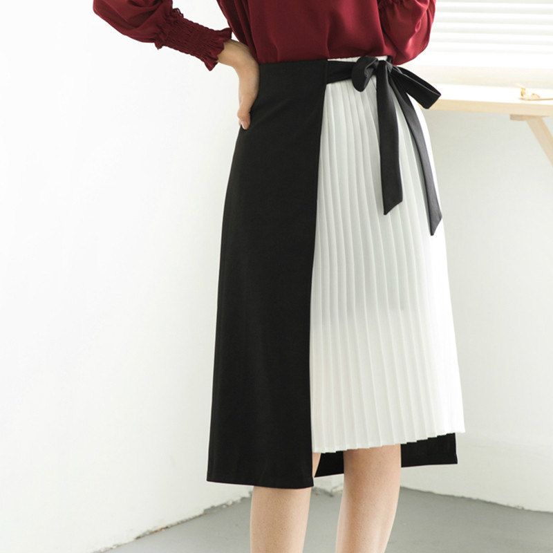 Februaryfrost 2020 Women ElegantSkirt Casual Polyester Chiffon High Waist Zipper Skirt Splicing Streetwear Skirts Summer Party Office Skirts, Black and white
Februaryfrost 2020 Women ElegantSkirt Casual Polyester Chiffon High Waist Zipper Skirt Splicing Streetwear Skirts Summer Party Office Skirts, Black and white
