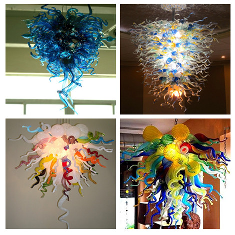 Large Colours Blue Murano Modern Garden Sculptures Statues Hand Made Abstract Garden Sculpture Outdoor Indoor Decor