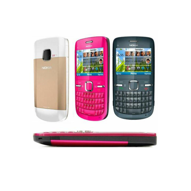 Refurbished Original Nokia C3-00 Unlocked Phone 2.4 inch Screen 2MP Camera Bluetooth FM JAVA 2G GSM Cheap Mobile Phone 1pcs, Pink
Refurbished Original Nokia C3-00 Unlocked Phone 2.4 inch Screen 2MP Camera Bluetooth FM JAVA 2G GSM Cheap Mobile Phone 1pcs, Pink