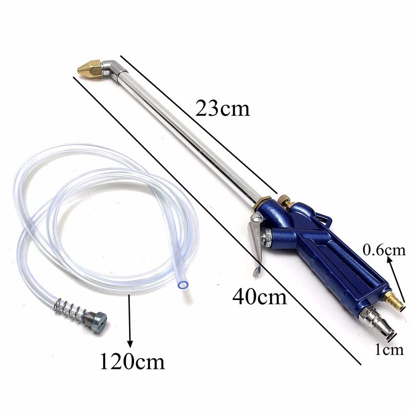 Professional Engine Oil Cleaning Gun Auto Clean Car Water Cleans Guns Pneumatic Tool with 120cm Hose Alloy Engines Care