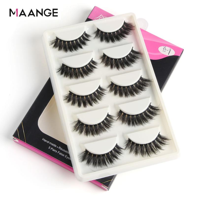 MAANGE 5 Pairs 3D Natural False Eyelashes Hand Made Multi Layer Long 3D Mink Hair Fake Eyelash Reusable Lashes Extension Beauty
MAANGE 5 Pairs 3D Natural False Eyelashes Hand Made Multi Layer Long 3D Mink Hair Fake Eyelash Reusable Lashes Extension Beauty