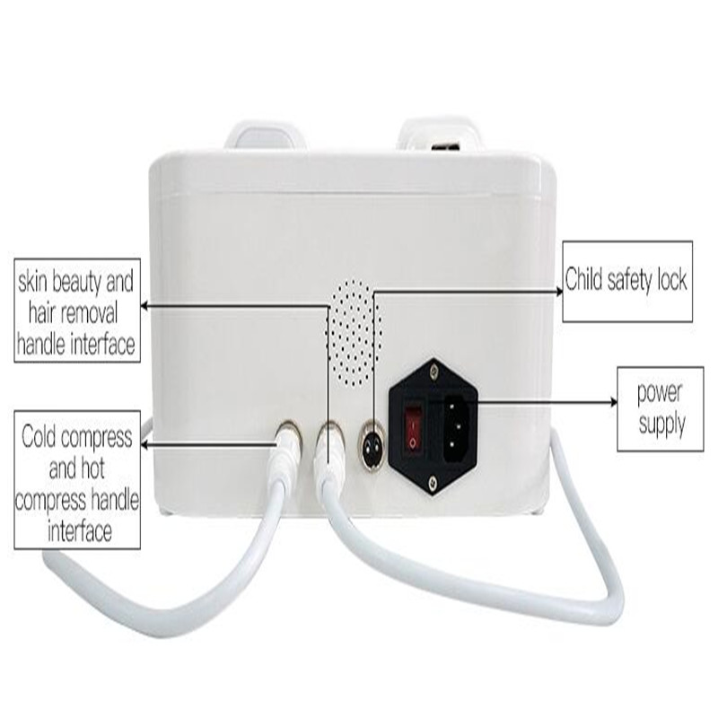 Portable 200W 808NM Ultra-Fast Hair Removal Machine, Facial Skin Underarms, Arms Legs Whitening SPA