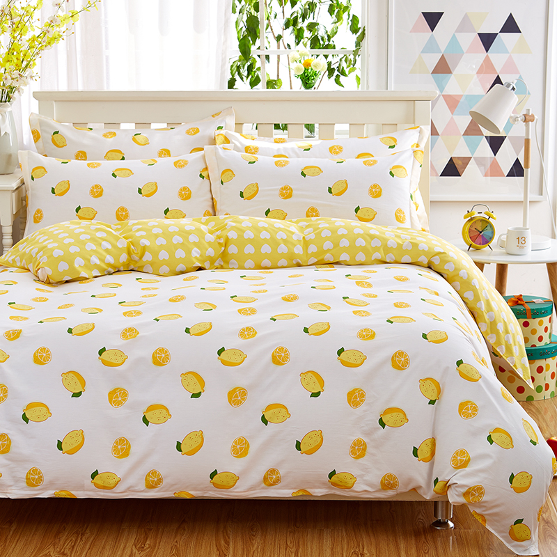 100% Cotton Fresh Yellow Lemons Bedding Set /Full/Queen/King Size Duvet Cover Set with Pillowcase No Comforter Drop Ship
100% Cotton Fresh Yellow Lemons Bedding Set /Full/Queen/King Size Duvet Cover Set with Pillowcase No Comforter Drop Ship