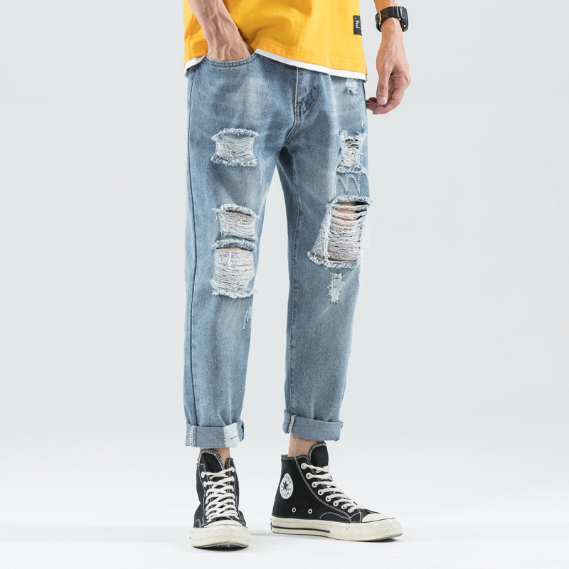 iiDossan Fashion Hole Men Denim Jeans Summer Hiphop Jeans Casual Streetwear Denim Pants Women Regular Fit Top Quality, As pic
iiDossan Fashion Hole Men Denim Jeans Summer Hiphop Jeans Casual Streetwear Denim Pants Women Regular Fit Top Quality, As pic