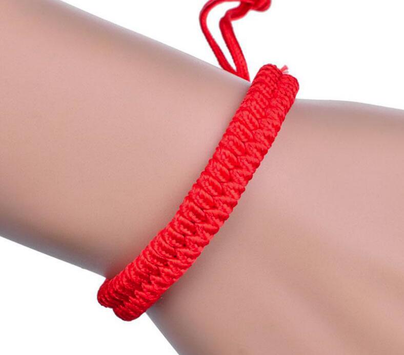 Multicolored rope bracelet Hand-woven auspicious anklet multicolored thread bracelet Wy465