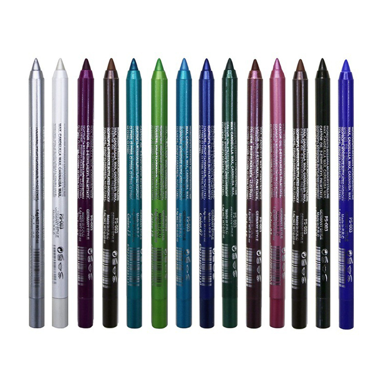 Color Matte Eyeliner Pen Colors Eyes Makeup Glitter Eyeliner Long Lasting Sexy Charming Color Eye Liner Waterproof TSLM2
