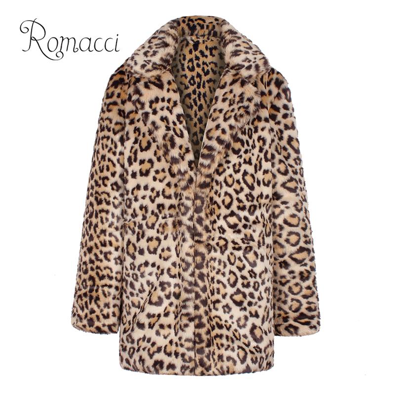 Winter Women Faux Fur Longline Coat Leopard Print Notched Collar manteau fourrure Long Sleeve Jacket Parka Plus Size Outerwear, Brown
Winter Women Faux Fur Longline Coat Leopard Print Notched Collar manteau fourrure Long Sleeve Jacket Parka Plus Size Outerwear, Brown