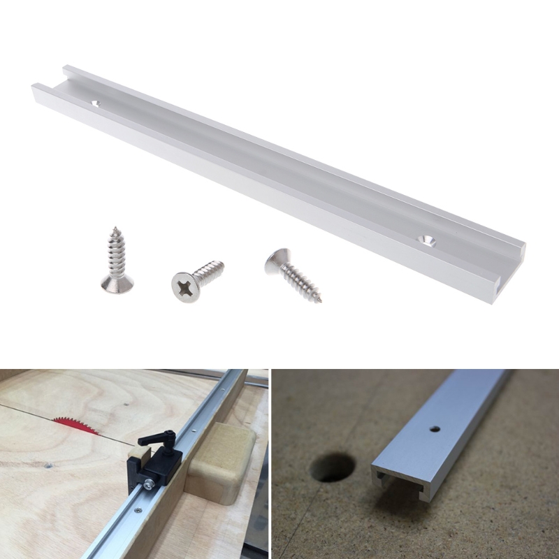 OOTDTY Aluminium Alloy T-track Woodworking T-slot Miter Track Jig Fixture Router Table
OOTDTY Aluminium Alloy T-track Woodworking T-slot Miter Track Jig Fixture Router Table