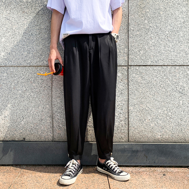 Casual Black Mens Dress Pants Fashion Khaki Suit Pant Summer Thin Big Size 4XL 5XL Trousers Formal For Young People Korea Style
Casual Black Mens Dress Pants Fashion Khaki Suit Pant Summer Thin Big Size 4XL 5XL Trousers Formal For Young People Korea Style