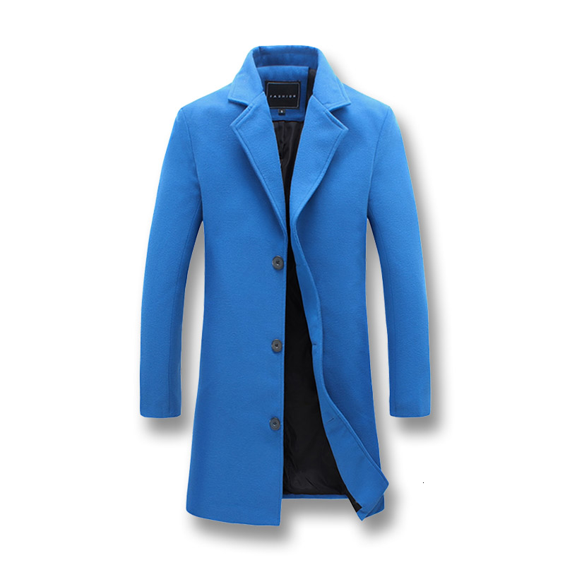 Men Fashion Jackets Men Slim Fits Coats Business Mens Long Winter Windproof Outwears Plus Size 5XL Black High Quality