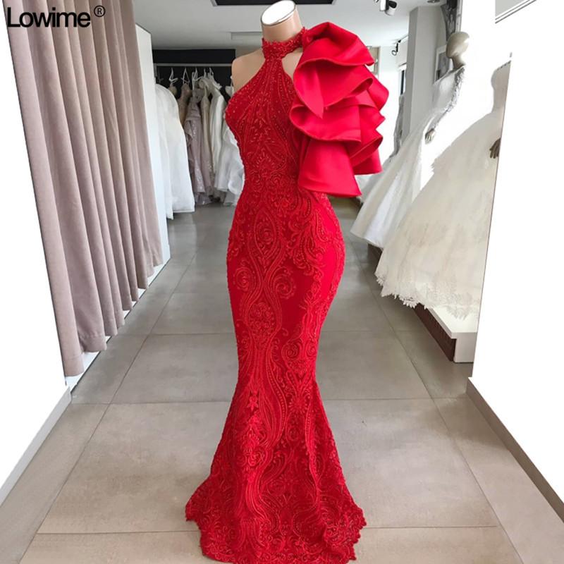 Red Lace Appliqued Mermaid Prom Dresses Sexy Halter Open Back Plus Size Evening Gown Vintage Arabic Formal Party Dress, Black
Red Lace Appliqued Mermaid Prom Dresses Sexy Halter Open Back Plus Size Evening Gown Vintage Arabic Formal Party Dress, Black