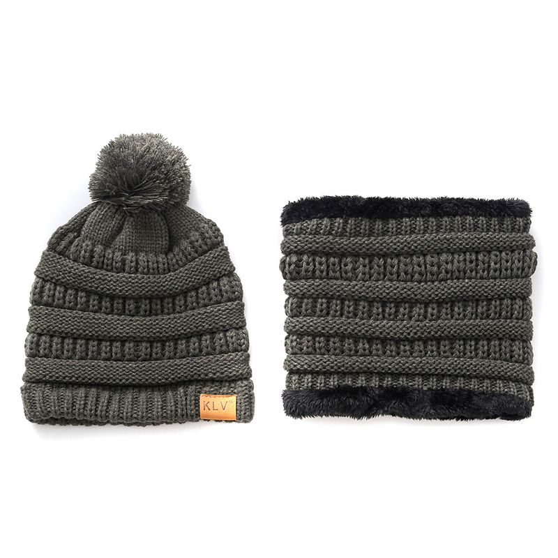 Winter Beanie Hat Scarf Set Chunky Cable Knit Pompom Cap Thicken Plush Lined Circle Circle Loop Neck Warmer For Adults Kids
Winter Beanie Hat Scarf Set Chunky Cable Knit Pompom Cap Thicken Plush Lined Circle Circle Loop Neck Warmer For Adults Kids