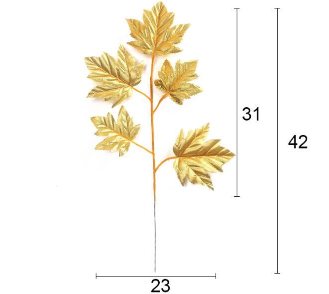 Artificial Gold Tropical Palm Leaves Simulation Leaves Multi Plant Leaves for Hawaiian Theme Party Wedding Decorations DIY Photo Props