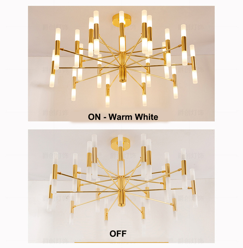 Ceiling Hanging Pendant Light Modern European Rod tube pipe G4 220V 110V Resturant Living Room Decorative Luxury Lighting Chandelier