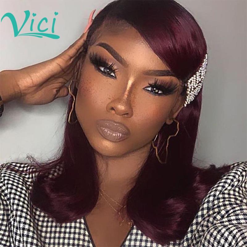 Brgundy Lace Front Wig Bob Wig 13x6 Lace Front Colored Human Hair Wigs Glueless Preplucked With Baby Hair Brazilian 150, As pic
Brgundy Lace Front Wig Bob Wig 13x6 Lace Front Colored Human Hair Wigs Glueless Preplucked With Baby Hair Brazilian 150, As pic