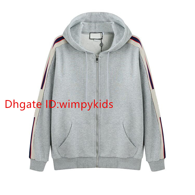 21SS Gray Man HOODED ZIP-UP SWEATSHIRT WITH STRIPE Men Hoodies Women Sweatshirts Mens Clothing WM311, Black
21SS Gray Man HOODED ZIP-UP SWEATSHIRT WITH STRIPE Men Hoodies Women Sweatshirts Mens Clothing WM311, Black