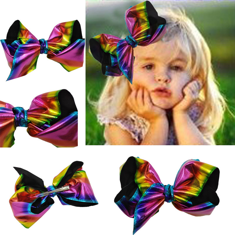 Hot sale Rainbow Bows for Girls Baby Children bows Christmas Bow Hair Accessories Birthday Cute Hair Wear Clips, As picture
Hot sale Rainbow Bows for Girls Baby Children bows Christmas Bow Hair Accessories Birthday Cute Hair Wear Clips, As picture