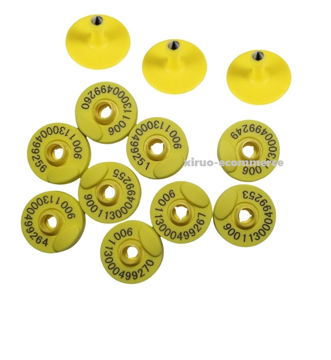 Livestock Tracking Electronic Ear tag 134.2khz EM4305 ISO 11784 11785 Fdx-b rfid tags animals Livestock For Animal Identification Management
Livestock Tracking Electronic Ear tag 134.2khz EM4305 ISO 11784 11785 Fdx-b rfid tags animals Livestock For Animal Identification Management