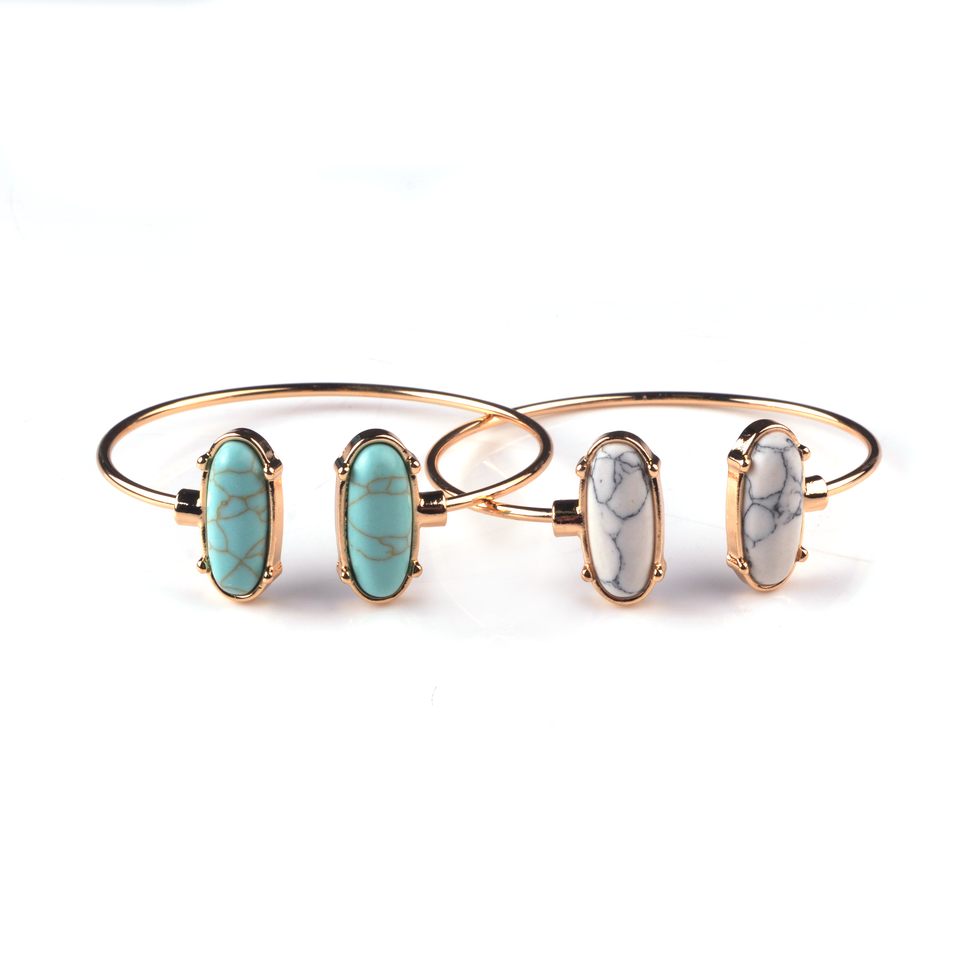 12-piece alloy stainless steel bracelet bracelet European and American fashion popular women