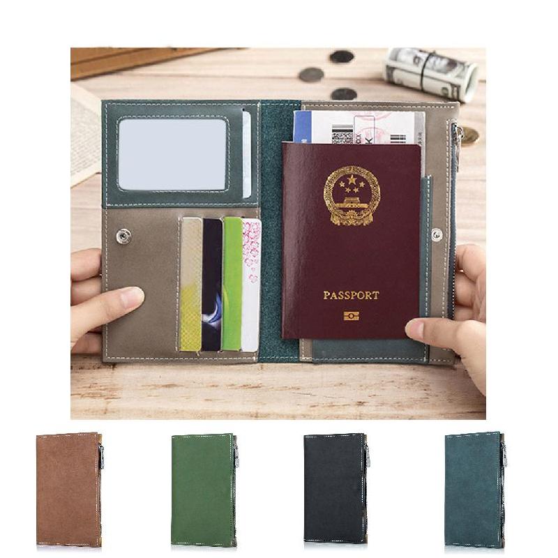 Fashion Men Women Wallet Passport Cover Real Leather ID Credit Card Zipper Passport Bag Coin Pocket Purse, Red;black
Fashion Men Women Wallet Passport Cover Real Leather ID Credit Card Zipper Passport Bag Coin Pocket Purse, Red;black