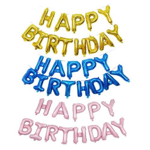 Happy birthday 16inch inflatable aluminum foil balloon holiday party wedding balloon children's birthday baby shower balloon
Happy birthday 16inch inflatable aluminum foil balloon holiday party wedding balloon children's birthday baby shower balloon