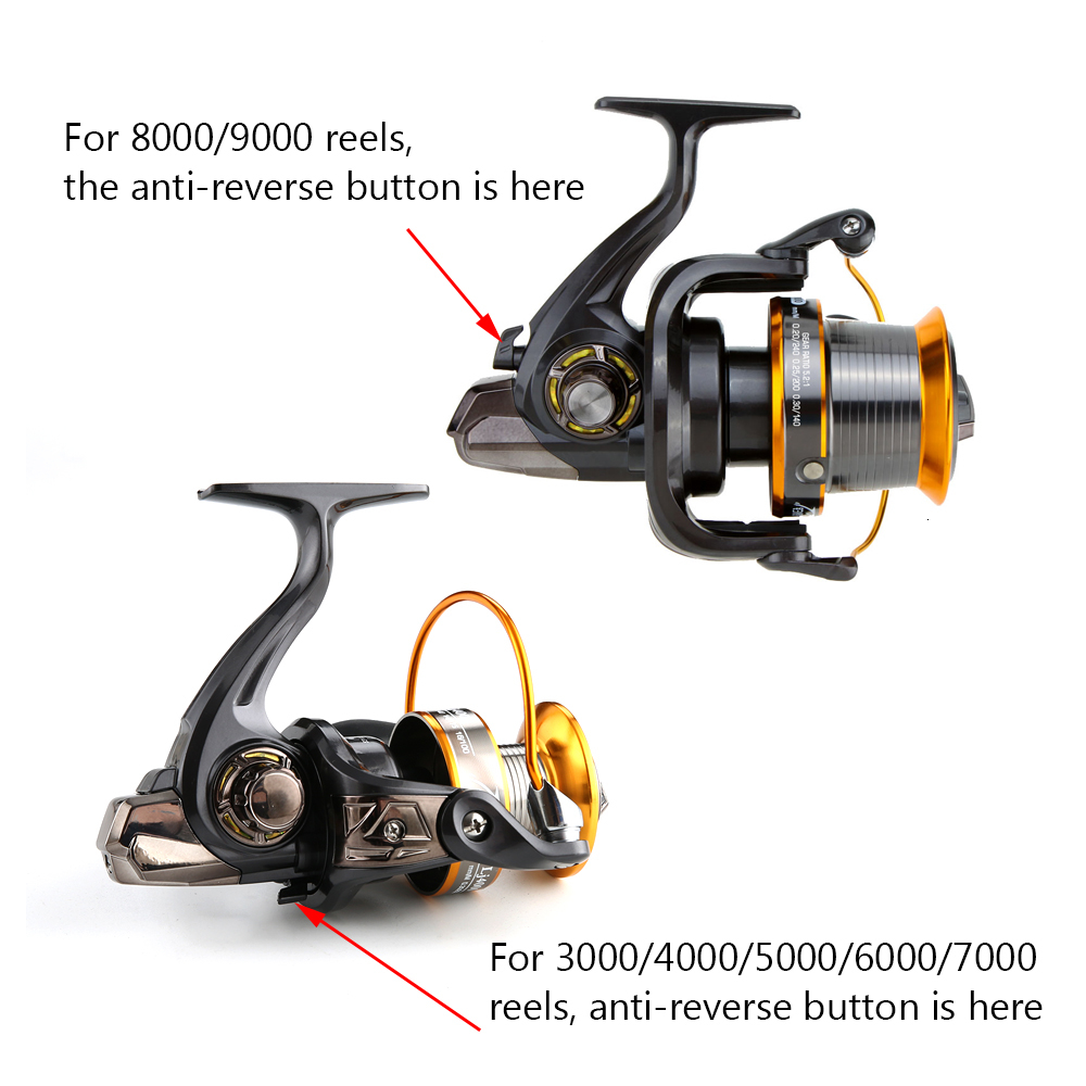 FDDL Carp Fishing Reel Spinning Reel High Speed 4.11:1 12+1BB 13Ball Bearings Left/Right LJ9000 Sea Fishing Wheel Metal Pesca T191015