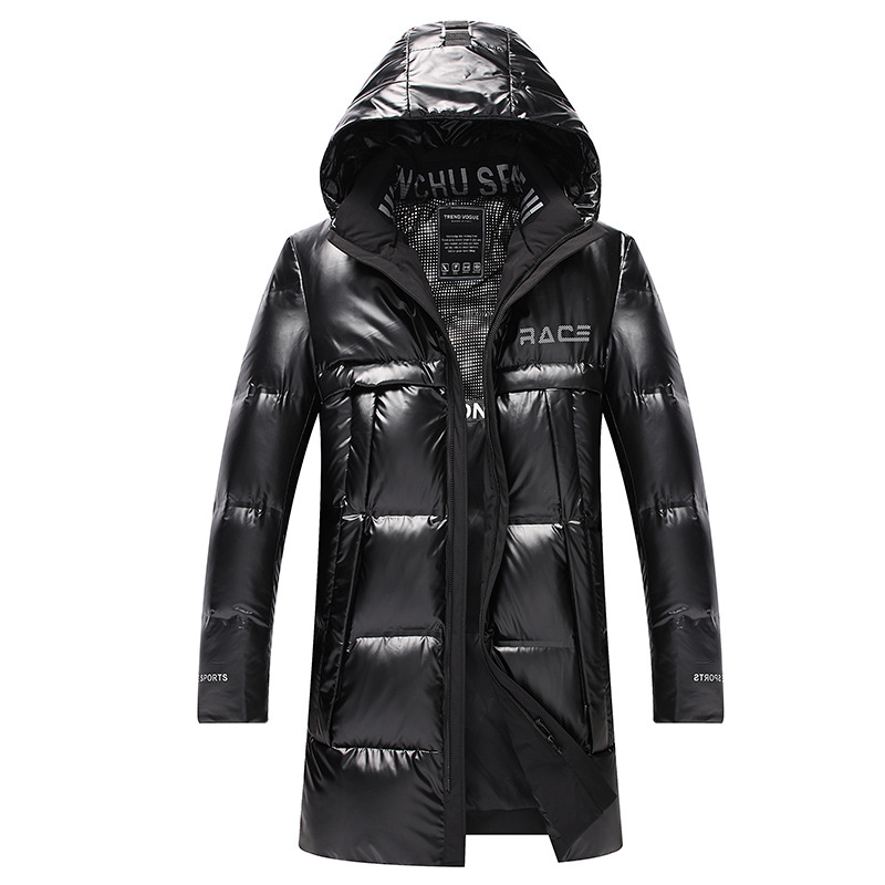 Russian Winter Men Duck Down Jacket Long Parkas Men Long Section Bright 90% White Duck Down Jacket Windbreaker Hooded Coat, Black
Russian Winter Men Duck Down Jacket Long Parkas Men Long Section Bright 90% White Duck Down Jacket Windbreaker Hooded Coat, Black