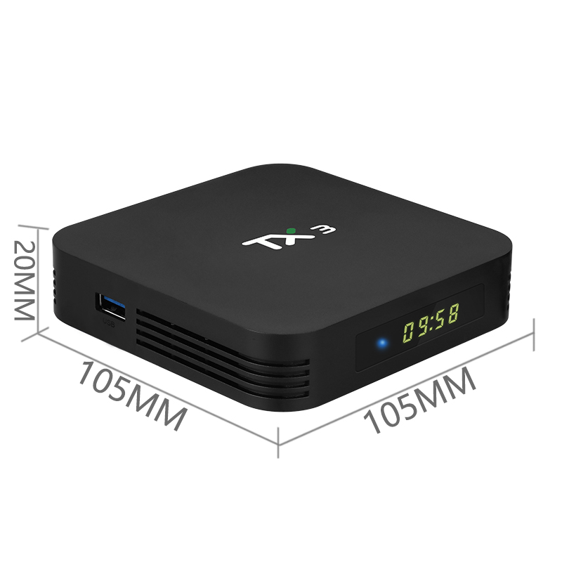 Tanix TX3 Android 9.0 TV BOX Amlogic S905X3 4GB 32GB 8K 2.4G/5GHz Dual Wifi BT Smart Boxes Media Player Set Top Box