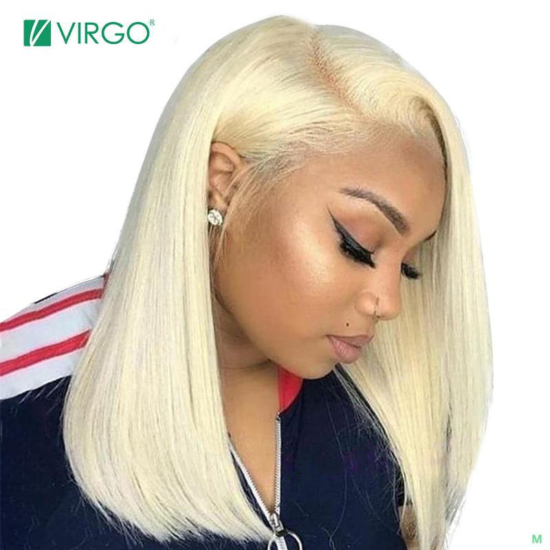 Virgo 8-16 Inch Brazilian Blonde 613 Short Bob Lace Front Wigs 13X4 Lace Front Human Hair Wig For Black Women 150% Density Remy, 13x4black
Virgo 8-16 Inch Brazilian Blonde 613 Short Bob Lace Front Wigs 13X4 Lace Front Human Hair Wig For Black Women 150% Density Remy, 13x4black