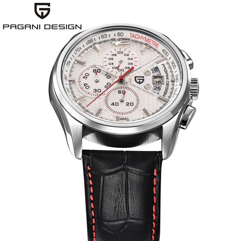 Men Quartz Watches PAGANI DESIGN Luxury Brands Fashion Timed Movement Military Watches Leather Watch relogio masculino