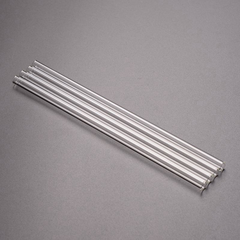Transparent Glass Straw Temperature Resistant Reusable Eco-friendly Lead-free Cup Straw Milk Tea Thick Drinking Curved Straws BH2020 TQQ