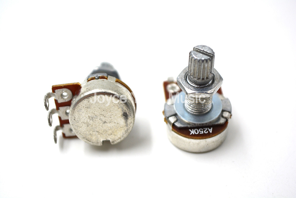 Niko A250K/A500K/B250K/B500K Electric Guitar Volume Tone Pots Audio Tone Switch Long Split Shaft 18mm Potentiometer
Niko A250K/A500K/B250K/B500K Electric Guitar Volume Tone Pots Audio Tone Switch Long Split Shaft 18mm Potentiometer