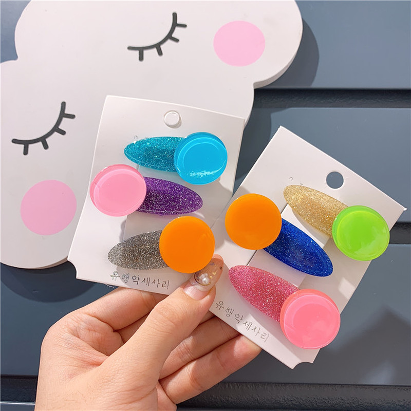 3 Pcs Cute Baby Simple Beautiful Colorful Glitter Acrylic Duckbill Clip Fashion Sweet Girl Children Hairpins Hair Accessories
3 Pcs Cute Baby Simple Beautiful Colorful Glitter Acrylic Duckbill Clip Fashion Sweet Girl Children Hairpins Hair Accessories