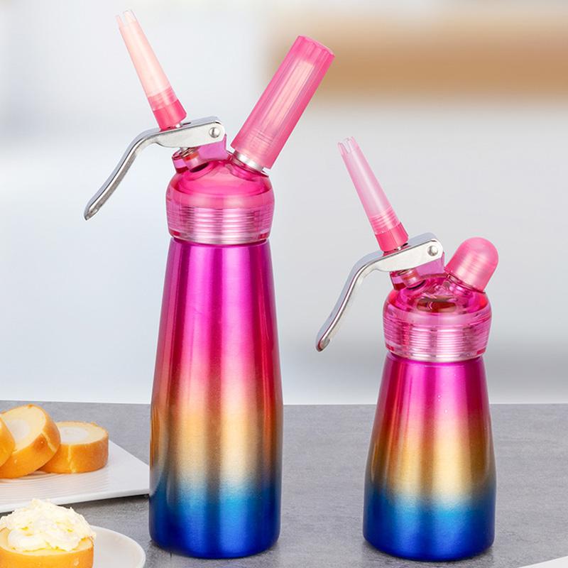 250/500ml Cream Gun Aluminum Cream Foamer Stainless Steel Creams Enamel Vase Nitrogen Siphon Bottle Cream Making Tools A-LJJA3074
250/500ml Cream Gun Aluminum Cream Foamer Stainless Steel Creams Enamel Vase Nitrogen Siphon Bottle Cream Making Tools A-LJJA3074
