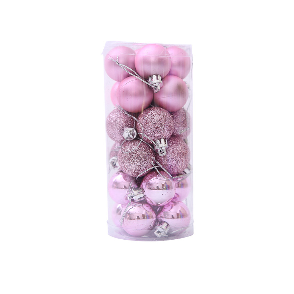 1Box(24Pcs) Multi Usage Christmas Balls With String Practical Plastic Ball Ornaments Shatterproof Xmas Tree Balls Pink Pink
1Box(24Pcs) Multi Usage Christmas Balls With String Practical Plastic Ball Ornaments Shatterproof Xmas Tree Balls Pink Pink