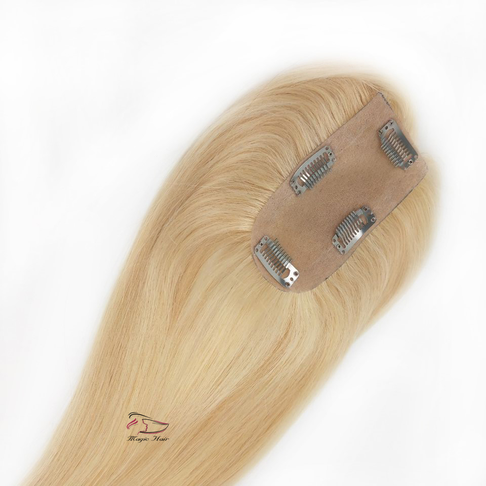 Remy Human Hair Toupee Customization according your requirements Hair piece Straight womens topper 60# 2.5*5 silk base for Thin Hair