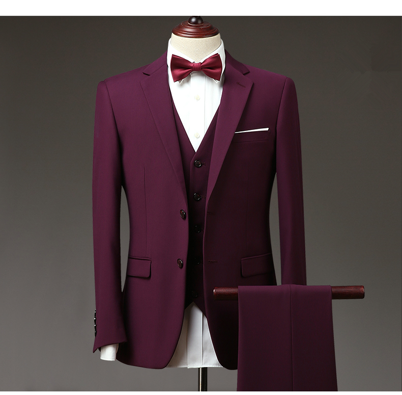 Classic Notch Lapel Wedding Tuxedos Slim Fit Suits For Men Groomsmen Suit Prom Formal Suits (Jacket+Pants+Vest+Tie) 851, Same as image
Classic Notch Lapel Wedding Tuxedos Slim Fit Suits For Men Groomsmen Suit Prom Formal Suits (Jacket+Pants+Vest+Tie) 851, Same as image