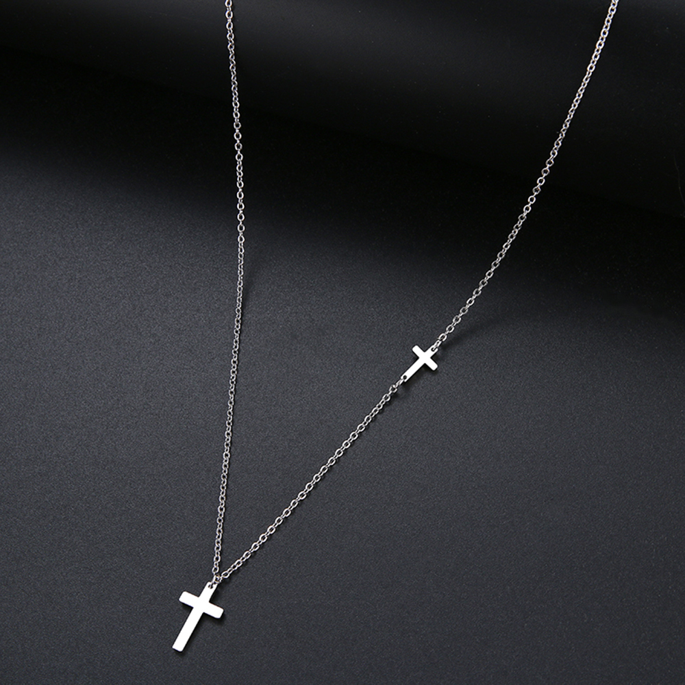 Genuine Women Hot Sale Shiny Cross 8 Character Pendant Necklace Stainless Steel Gold And Silver Color Jewelry Gift Women For Women Girls
Genuine Women Hot Sale Shiny Cross 8 Character Pendant Necklace Stainless Steel Gold And Silver Color Jewelry Gift Women For Women Girls