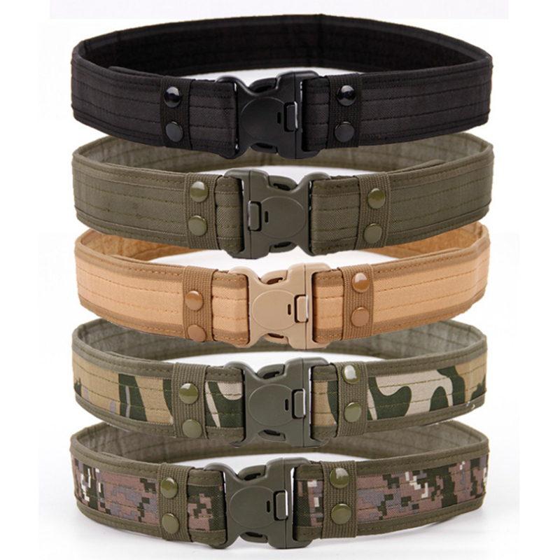 Tactical Men's Belts Army Thicken Canvas Tactical Outdoor Waistband Adjustable Hunting Survival Waist Support Belt
Tactical Men's Belts Army Thicken Canvas Tactical Outdoor Waistband Adjustable Hunting Survival Waist Support Belt