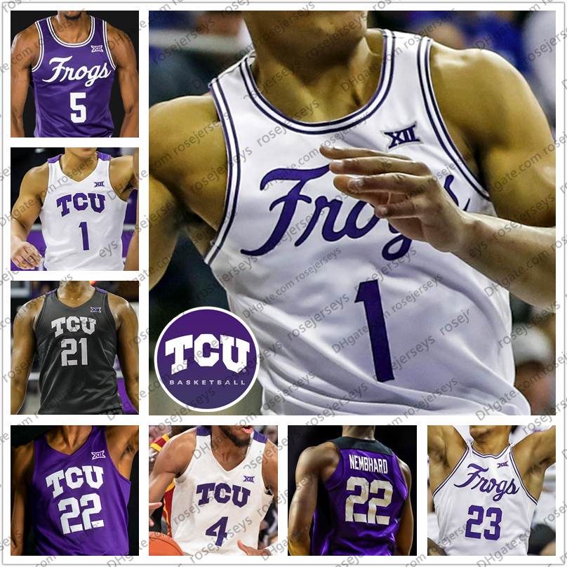 Custom TCU Horned Frogs 2020 Basketball 1 Desmond Bane 5 Jaire Grayer 21 Kevin Samuel 22 RJ Nembhard Men Youth Kid Jersey 4XL, Purple
Custom TCU Horned Frogs 2020 Basketball 1 Desmond Bane 5 Jaire Grayer 21 Kevin Samuel 22 RJ Nembhard Men Youth Kid Jersey 4XL, Purple