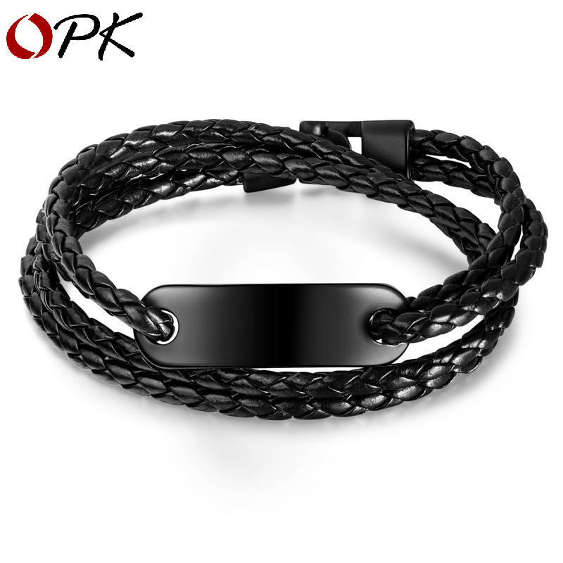 2020 New Products Cool Simple-Style Leather Bracelets PU Leather Fashion Man Bracelet Three Layer PU Bracelet Bracelets
2020 New Products Cool Simple-Style Leather Bracelets PU Leather Fashion Man Bracelet Three Layer PU Bracelet Bracelets