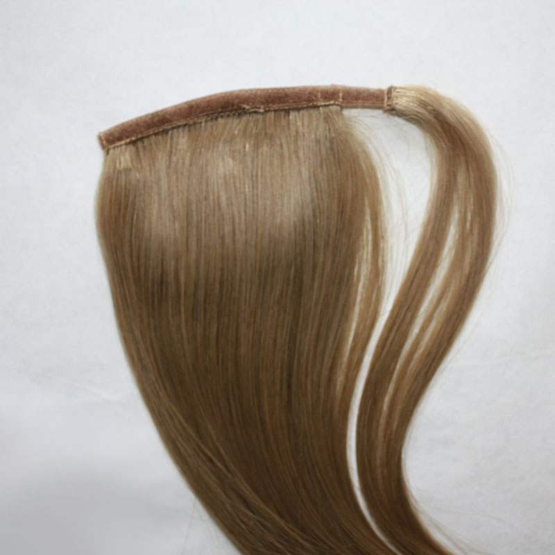 length 16 30 100 natural brazilian remy human hair ponytail horsetail clips in on human hair extension straight hair