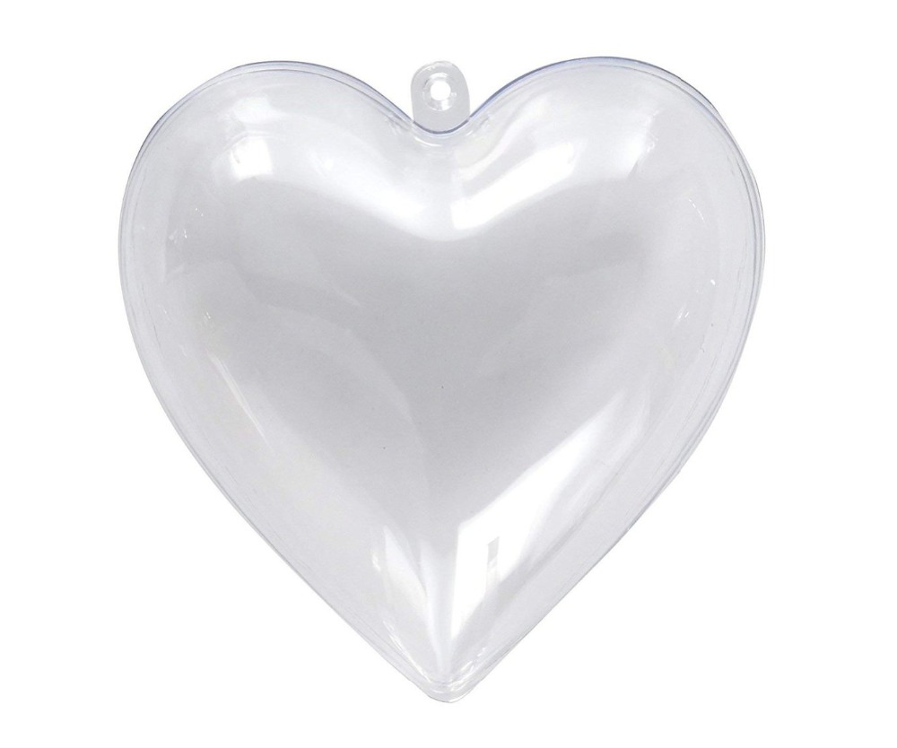 Promotion - DIY Paintable/Shatterproof Clear Christmas Decoration, Fillable Plastic Heart Shape Ornament, 10/Pack
Promotion - DIY Paintable/Shatterproof Clear Christmas Decoration, Fillable Plastic Heart Shape Ornament, 10/Pack