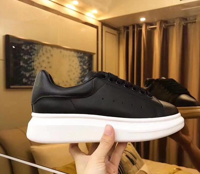 Hot Sale- Womens Mens Trainers White Leather Platform Shoes…